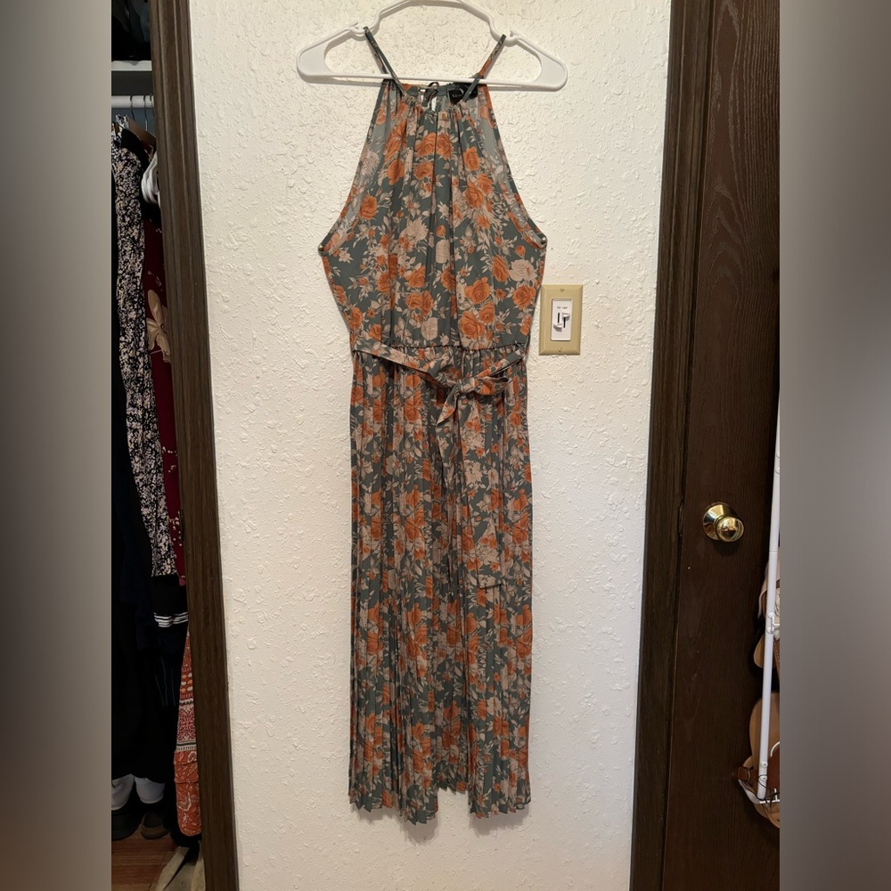 Never worn Azazie floral dress